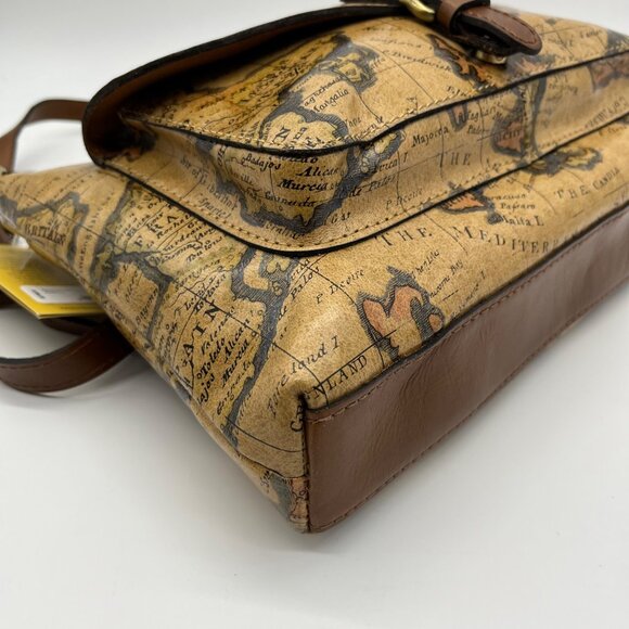 Patricia Nash European Mapprint Kirby Crossbody Bag - Picture 9 of 12